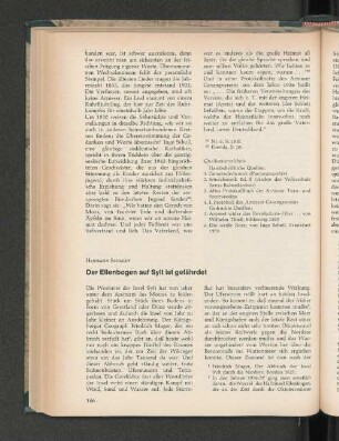 Der Ellenbogen auf Sylt ist gefährdet