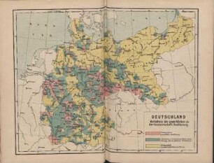 Deutschland. Verhältnis der gewerblichen zu der landwirtschaftl. Bevölkerung