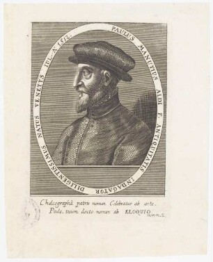 Bildnis des Paulus Manutius