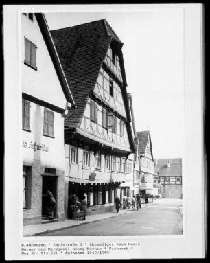 Ehemaliges Haus Marie Wörner & Metzgerei Georg Wörner