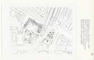 Varité [Wintergarten], Berlin-Charlottenburg (Diplomarbeit bei Bernhard Hermkes): Zentrum am Zoo, Grundriss 2. Obergeschoss 1:500