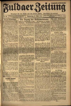 Ausgabe vom Donnerstag, den 12. März 1925.