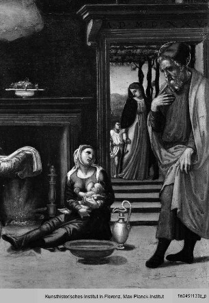 Marienkrönung : Geburt Marias und Darbringung Marias im Tempel
