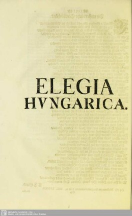 Epicedia Hungarica