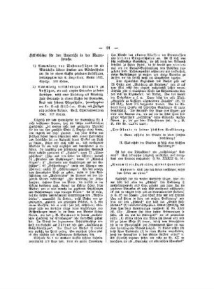 Hülfsbücher für den Unterricht in der Muttersprache