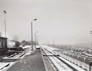 Laußig, Bahnhof, Bahnsteig