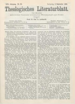 417-420 [Rezension] Boehmer, Julius, Das biblische "Im Namen"