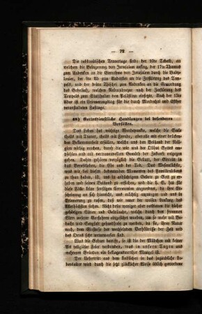 48) Gottesdienstliche Handlungen bei besonderen Vorfällen.