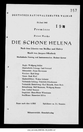 Die schöne Helena