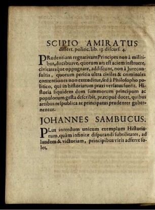 Scipio Amiratus; Johannes Sambucus