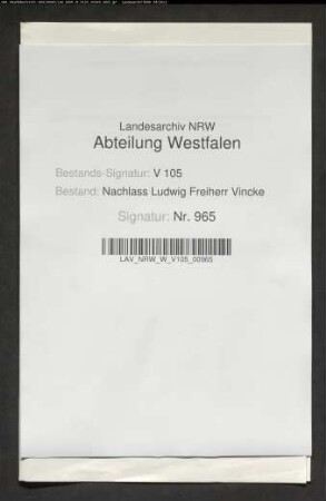 Reisetagebuch Louise Vinckes über eine Reise durch Franken nach Karlsbad