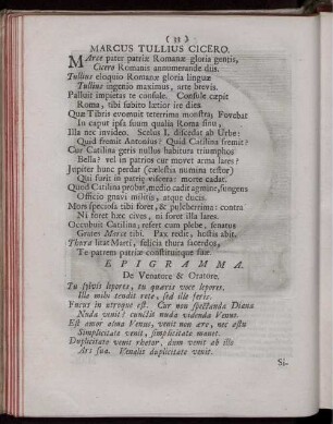 Cicero. [ ... mit Abbildungsbeschreibung].