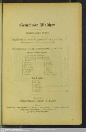 Gemeinde Pieschen