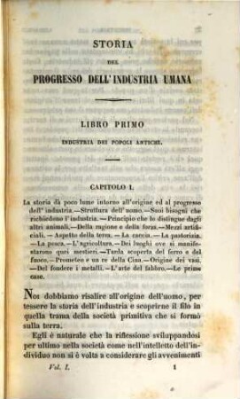 Storia del Progresso dell'Industria Umana, 1
