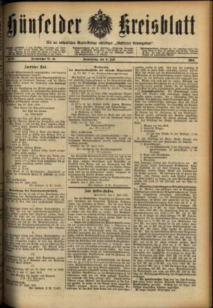 Ausgabe vom Donnerstag, den 06. Juli 1916.