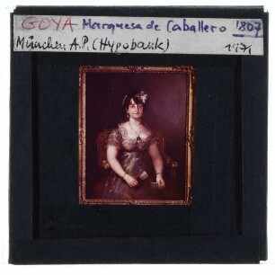 Goya, Portät der Marquesa de Caballero