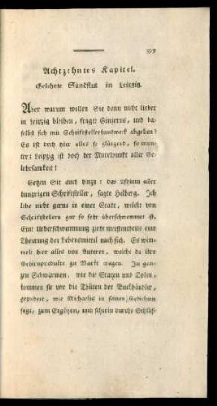 Achtzehntes Kapitel. Gelehrte Sündflut in Leipzig.