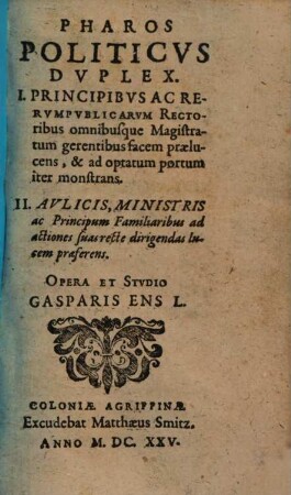 Pharos Politicvs Dvplex