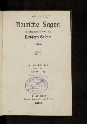 Deutsche Sagen