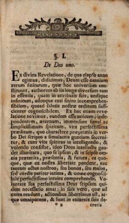 Positiones ex theologia dogmatica de Deo uno, creatore et incarnato