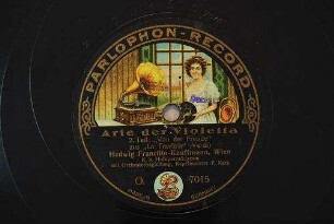 Arie der Violetta : 2. Teil: "Von der Freude"; aus "La Traviata" / (Verdi)