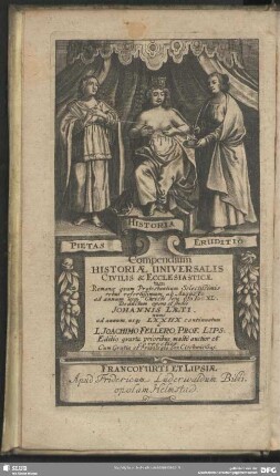 Compendium Historiae Universalis Civilis & Ecclesiasticae ...