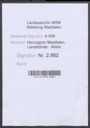 Akten des Hofrats und der Landtagsdeputierten über den Landtag 1732