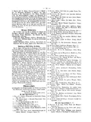 Bücherverzeichnis : (Fortsetzung und Schluß von Nr.2, S.6)