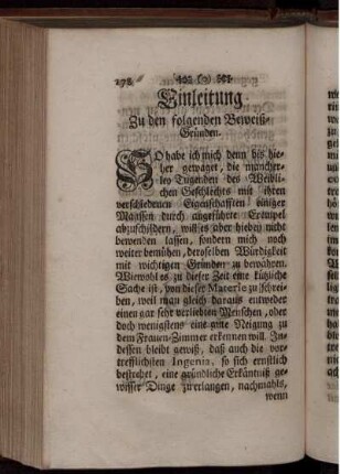 Einleitung Zu den folgenden Beweiß-Gründen.