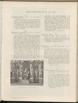 Erläuterungen zu Nr. 241 - 246: