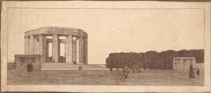 Pfann, Paul; Bingerbrück - Elisenhöhe; Bismarck-Nationaldenkmal - Perspektive