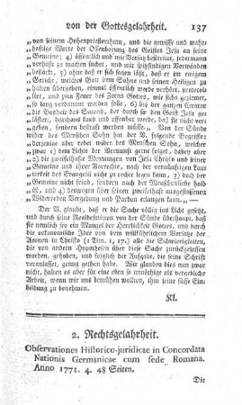 Observationes historico-juridicae in concordata nationis Germanicae cum sede Romana.