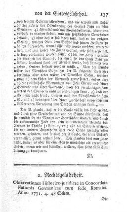 Observationes historico-juridicae in concordata nationis Germanicae cum sede Romana.