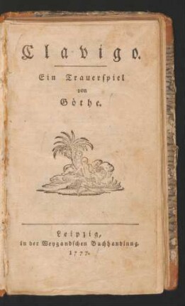 Clavigo : ein Trauerspiel
