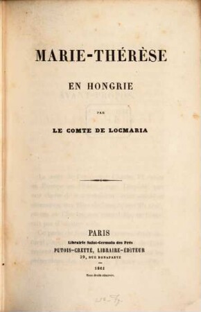 Marie-Thérèse en Hongrie