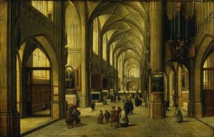 Inneres einer gotischen Kirche