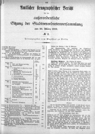 No. 11, 23. März 1910