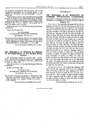 Änderungen in der Anwärterliste der preußischen Studienassessoren (-assessorinnen) : [Sonstiges] ; [Amtliche Erlasse] ; [Amtlicher Teil]