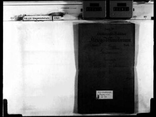 Die Organisation der badischen Gendarmerie, Pars I