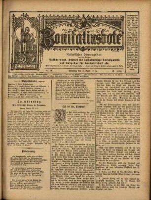 Ausgabe vom Sonntag, den 05. April 1914.