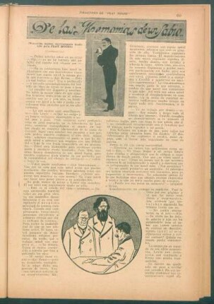 De las memorias de un Sabio : Folletines de "Fray Mocho"