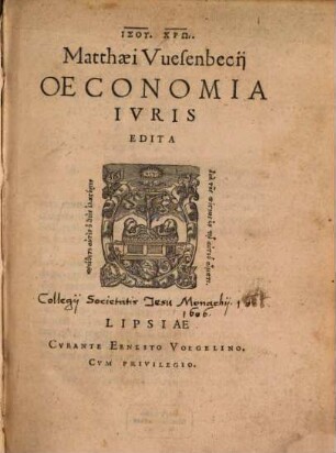 Oeconomia iuris