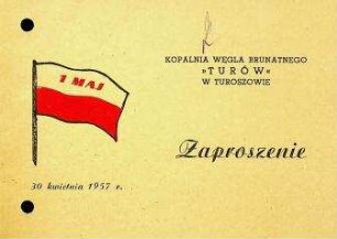 1.2.1 Zusammenarbeit VR Polen: Einladung zur 1.Mai-Feier in Zatonie/Seitendorf