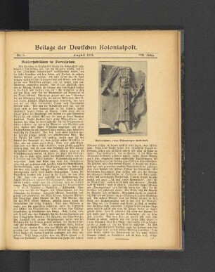Kaiserjubiläum in Daressalam.