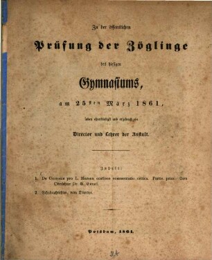 De Ciceronis pro L. Murena oratione commentatio critica