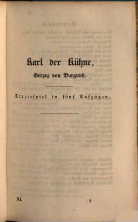 Gesammelte Schriften, 11. Dramatische Werke