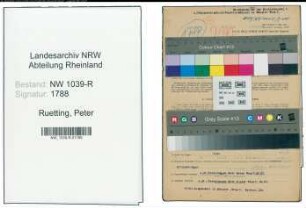 Entnazifizierung Peter Ruetting , geb. 21.05.1902 ()