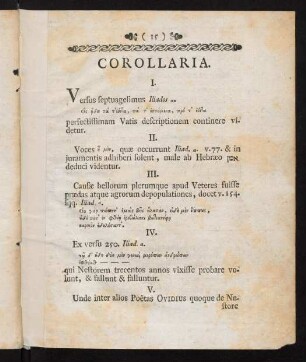 15-16, Corollaria