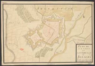 Plan de la ville et citadelle de Juliers