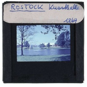 Rostock, Kunsthalle : Blick über den Schwanenteich